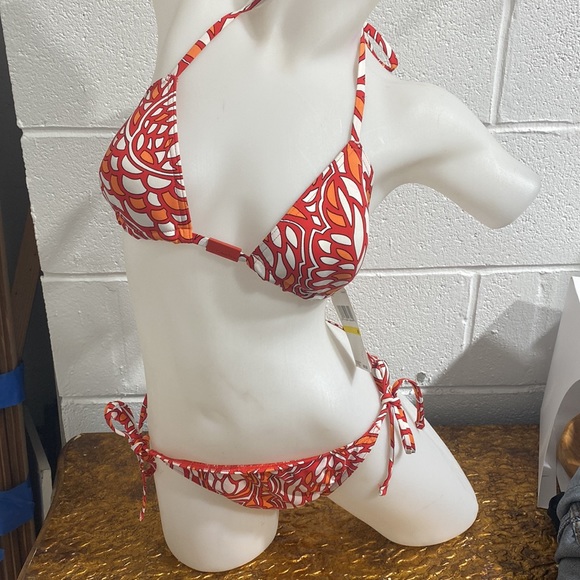 Calvin klein Two Piece Bikini Swimsuit Swimwear String Medium New - Picture 2 of 5
